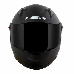 CAPACETE LS2 FF358 CLASSIC MONOCOLOR PRETO FOSCO - loja online