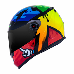 CAPACETE LS2 FF358 CLASSIC MASTERPIECE AMARELO - Mobivile - Motos, Capacetes e Acessórios