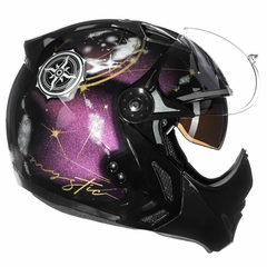 CAPACETE PEELS MIRAGE MYSTIC PRETO / CAMALEAO