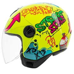 CAPACETE PEELS FREEWAY STREET AMARELO LIMAO / AZUL na internet