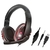 Fone PS4 Xbox Headset Gamer Para Celular Com Microfone P2 Kapbom KA-903 VERMELHO