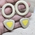 geo pendent earrings - yellow - buy online