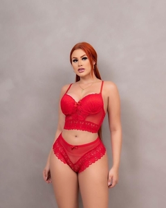 Conjunto Paty vermelho