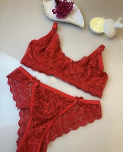 Conjunto Andressa vermelho