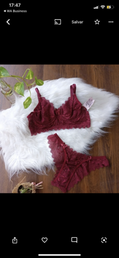 Conjunto Andressa Marsala