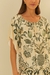vestido curto estampado aquarela tropical 328222 - comprar online