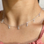 Colar Choker com 7 Luas Prata 925