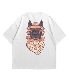 BARBARIAN - "CANE CORSO ARABIC" WHITE TEE - comprar online