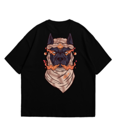 BARBARIAN - "CANE CORSO ARABIC" BLACK TEE - comprar online