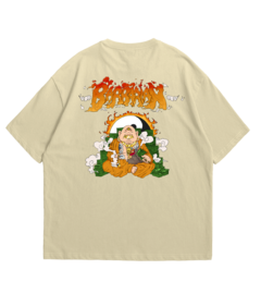 BARBARIAN - "BUDDHA BLESSING" OFF WHITE TEE - comprar online