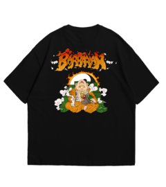 BARBARIAN - "BUDDHA BLESSING" BLACK TEE - comprar online