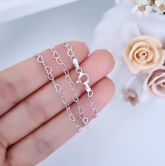 Colar Choker Elo Coração