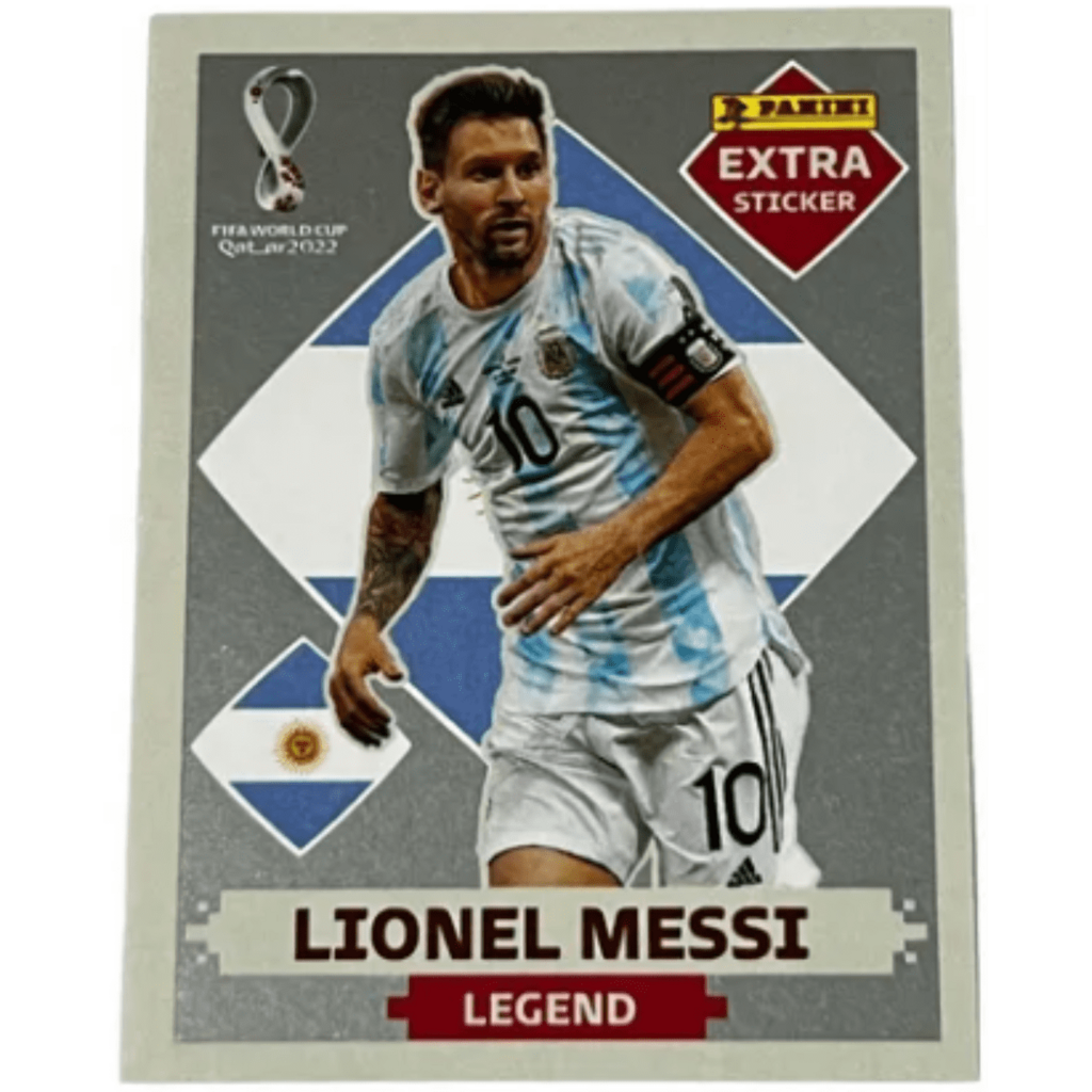 Figurinha Lionel Messi Bordô Copa 2022 Legend - Promoção