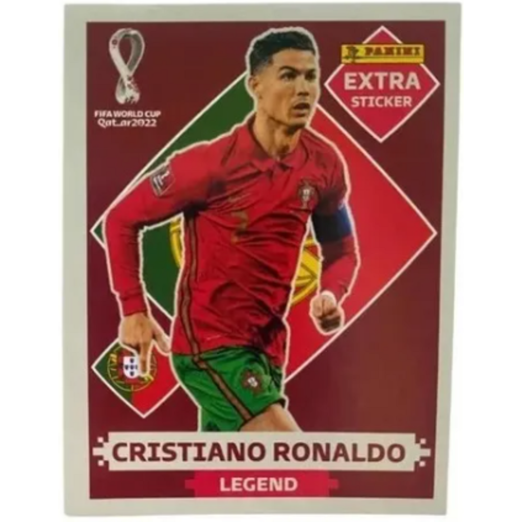 CRISTIANO RONALDO PRATA - EXTRA LEGEND (Portugal) - Figurinha