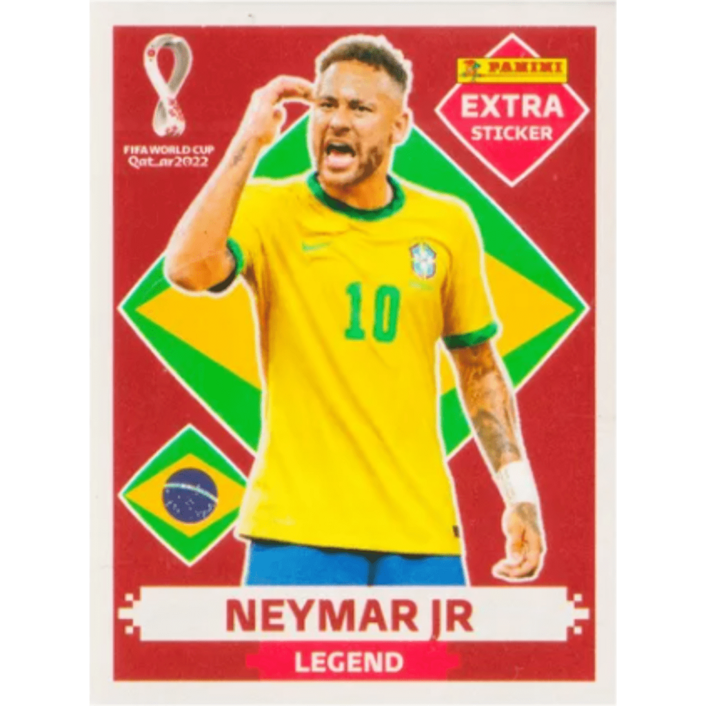 Figurinha Especial Neymar Legend Extra Copa 2022 - Escorrega o Preço
