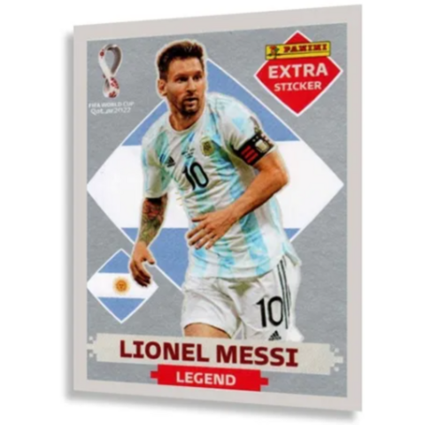 Figurinha Lionel Messi Bordô Copa 2022 Legend - Promoção