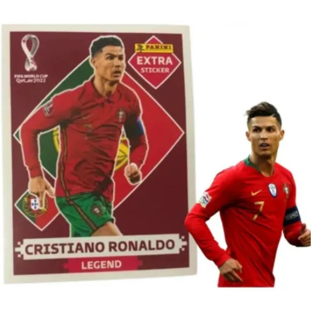 Figurinha copa qatar 2022 cristiano ronaldo legend bronze em