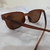 Óculos de Sol Quadrado Lima Marrom - Acetato - comprar online