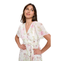 Vestido de flores largo - comprar en línea