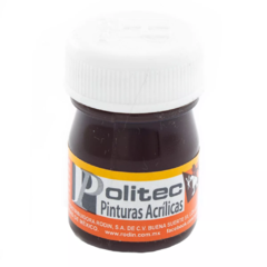 Pintura Acrilica Politec Sombra Cafe 20 ml No 304 caja c/12 piezas 14122 - 14122