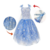 Fantasia Elsa Frozen Infantil Vestido de Luxo Com Tiara Disney - FANTASIAS & CIA