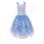 Fantasia Elsa Frozen Infantil Vestido de Luxo Com Tiara Disney