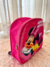 Imagem do Kit Mochila de Carrinho Minnie Rosa Pequena com Lancheira e Estojo Mochila de Rodinha Infantil