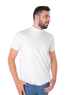 CAMISETA PREMIUM ALGODÃO EGÍPCIO GOLA ALTA