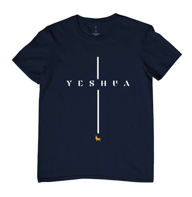 Camiseta Masculina Moda Evangélica Estampada YESHUA