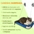 Cama Suspensa Para Gato Ventosa de Janela Azul na internet