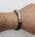 Bracelete Luxe de Aço Inox Marrom e Folheação Brown - Tudo Jóias