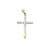 Pingente Cruz Folheada a Ouro 18k - comprar online