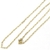 Kit Pingente Cruz com Corrente modelo francesa Longa 2mm e 60cm Folheado a Ouro 18k - loja online