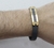 Bracelete de Aço Inox Gold com 12mm de Largura - comprar online