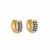 Brinco Argola com Zircônias Folheado a Ouro 18k