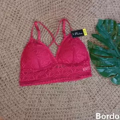 Bralette encaje c/pushUP en internet