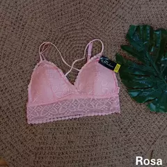 Bralette encaje c/pushUP - Aurelia Mayorista