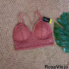 Imagen de Bralette encaje c/pushUP