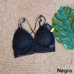 Bralette encaje c/pushUP