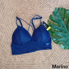 Bralette encaje c/pushUP - comprar online