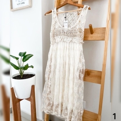 Imagen de Vestido importado Tull c/broderie