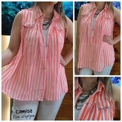 Camisa Fluo c/aplique