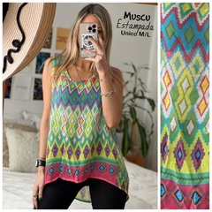 Musculosa estampada Moscú