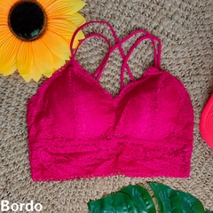 Bralette encaje c/pushUP