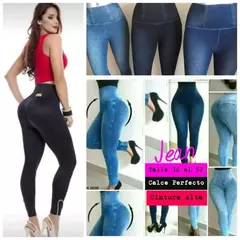 Calza CinturaAncha Modeladora Jean T36 al 52