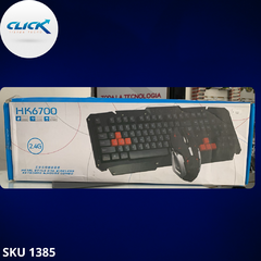 COMBO TECLADO Y MOUSE INALAMBRICO