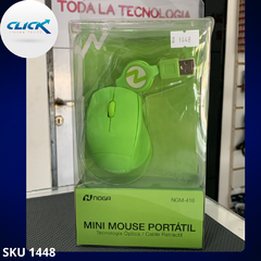 MOUSE NOGA NGM-418VR RETRACTIL MINI - comprar online