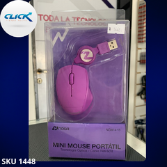 MOUSE NOGA NGM-418VR RETRACTIL MINI