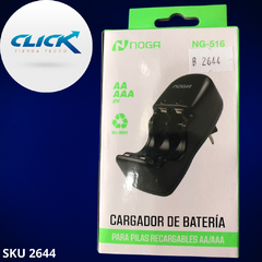 CARGADOR PILAS NOGA NG -516 - 2 PILAS AA