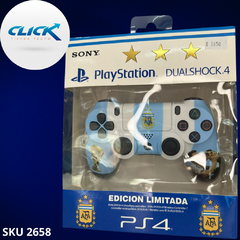 JOYSTICK PS4 SONY DUALSHOCK DIS. ARGENTINA-COPA-MESSI